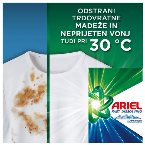 Ariel Mountain Spring Laundry Detergent, 63 washes / 3.46 kg