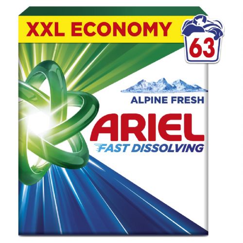Ariel Mountain Spring Laundry Detergent, 63 washes / 3.46 kg