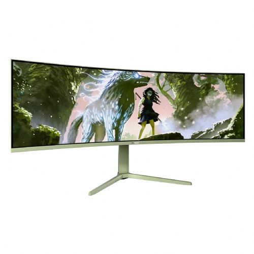 Monitor Arozzi TFT Nova 49" VA 165Hz ukrivljen, HDR, DQHD, zelena