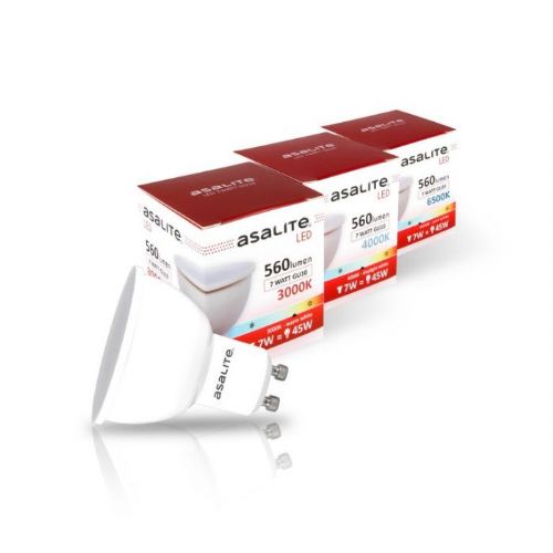 ASALITE LED bulb GU10 7W 6500K 560lm - ASAL0110