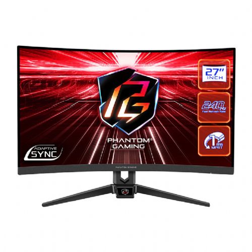 Monitor ASRock PG27F15RS1A 68,6 cm (27"), 16:9 HDMI/DP ukrivljen 240Hz FHD