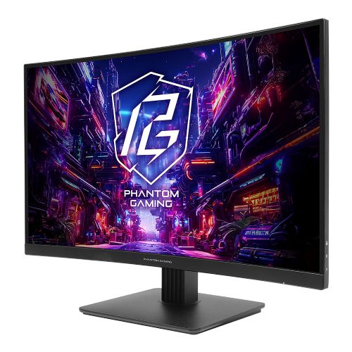 Monitor ASRock PG27QRT1B 68,6 cm (27"), 16:9 HDMI/DP ukrivljen 180Hz QHD