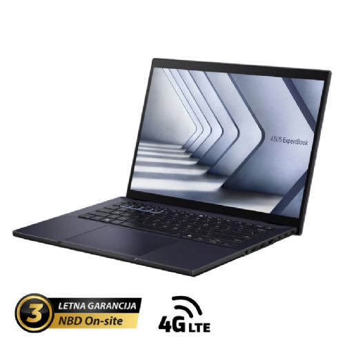 Prenosnik ASUS ExpertBook B3 14" (35,56cm) WQXGA Core Ultra 7 155H 16GB 1TB 4G Windows 11 Pro (B3404CMA_L-QN0816X)