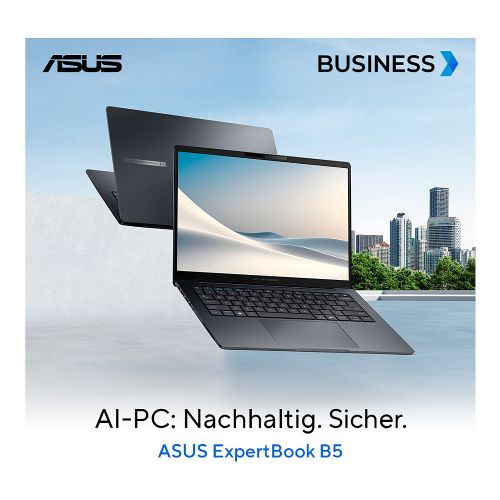 Prenosnik Asus ExpertBook B5 Intel Ultra 7-225H/16GB/SSD 1TB NVMe/35,6 cm (14") WQXGA 400niti/Win11Pro, črna (B5405CCA-NZ0086X)
