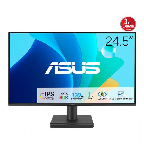 Monitor Asus Eye Care VA259HGA 62,23 cm (24,5"), 1920 x 1080 FHD, 16:9, IPS, 300cd/m2, 1ms, črna