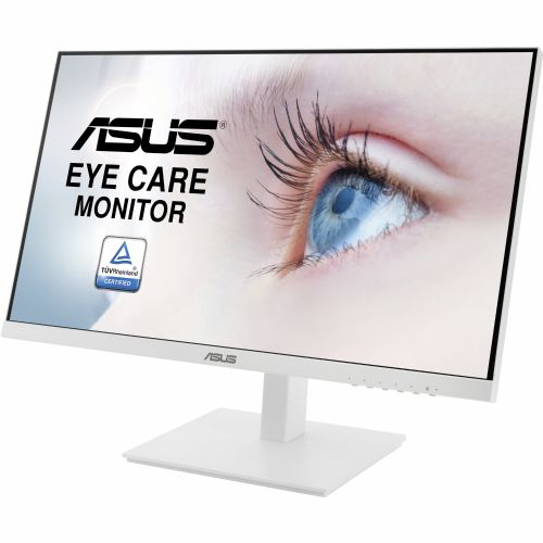 Monitor Asus Eye Care VA27DQSB-W 68,6 cm (27"), 1920 x 1080 FHD, 16:9, IPS, 250cd/m2,5ms, bela