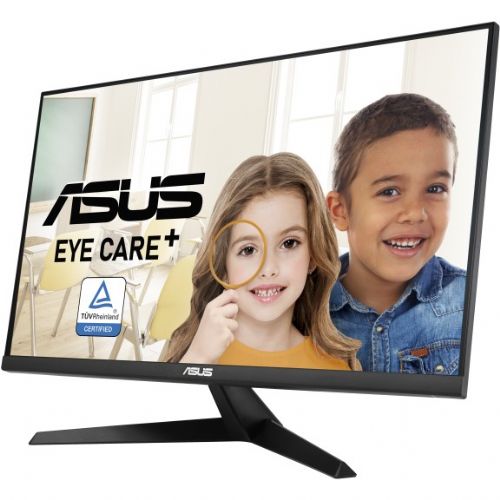 Monitor Asus Eye Care VY279HGE 68,6 cm (27"), 1920 x 1080 FHD, 16:9, IPS, 250cd/m2, 1ms, črna