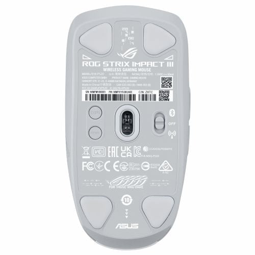 Miška Asus ROG Strix Impact III Wireless White