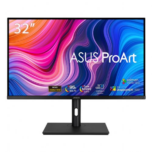 Monitor Asus ProArt PA328CGV 81,28 cm (32"), IPS, WQHD 2560x1440, IPS, 16:9, 450 cd/m2, 165 Hz, 5 ms, HDMI, DP, USB-C (90 W), AMD FreeSync, črn (90LM06R1-B01170)