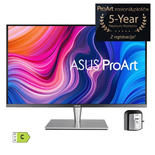 Monitor ASUS ProArt PA32UC-K 81,28cm (32") UHD IPS LED LCD DP/HDMI/USB-C X-rite i1 zvočniki