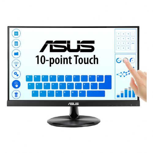 Monitor Asus Touch VT229H 54,6 cm (21,5"), 1920 x 1080 FHD, 16:9, IPS, 250cd/m2, 5ms, touch, črna