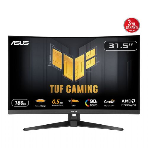 Monitor Asus TUF Gaming VG32WQ3B 80,1 cm (31,5"), 2560 x 1440 QHD, 16:9, VA, 300cd/m2, 1ms, črna