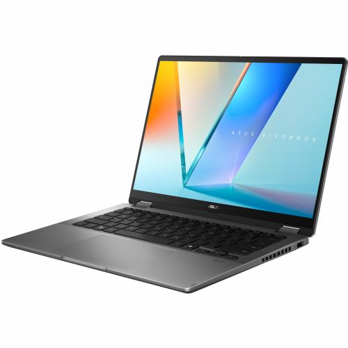 Prenosnik Asus VivoBook 14 Flip, Intel Ultra 7-256V/16 GB/SSD 1 TB NVMe/35,6 cm (14"), FHD+, OLED/DE/Win11Home, siv (TP3407SA-QL010W)