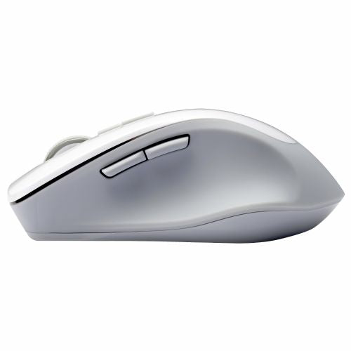 Brezžična miška Asus WT425, 1600 DPI, ergonomska oblika, tiho klikanje, USB sprejemnik, bele barve