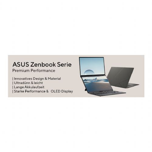 Laptop Asus Zenbook 14 UX3405CA-QL637W OLED, WUXGA, i7-255H, 16GB, 1TB SSD, Wi-Fi 7, DE, Windows 11