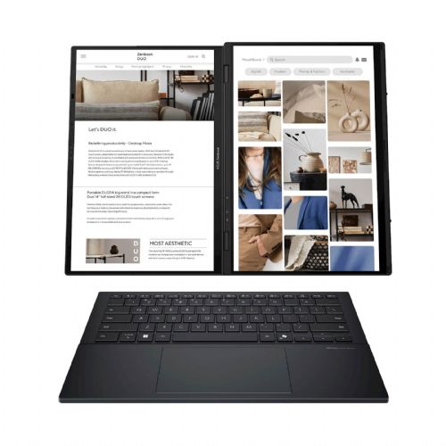 Prenonsik Asus Zenbook Duo UX8406CA-PZ042X ARL Intel Ultra 9-285H/32GB/SSD 2TB NVMe/35,5 cm (14,0'') 3K OLED/Intel Arc/Win11Pro (90NB14X1-M002Y0)
