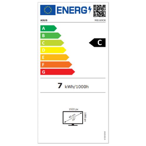 Prenosni monitor ASUS ZenScreen MB169CK 36,62cm (15,6") FHD IPS USB-C