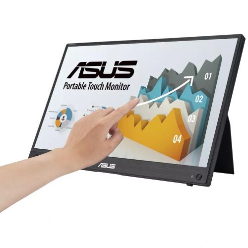 Prenosni monitor Asus ZenScreen MB16AMTR 39,6 cm (15,6"), 1920 x 1080 FHD, 16:9, IPS, 250cd/m2, 5ms, črna