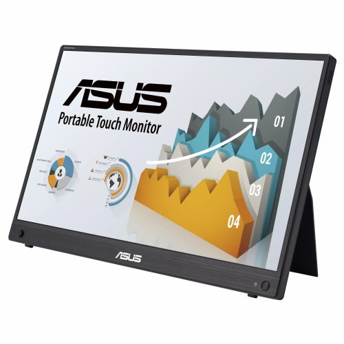 Prenosni monitor Asus ZenScreen MB16AMTR 39,6 cm (15,6"), 1920 x 1080 FHD, 16:9, IPS, 250cd/m2, 5ms, črna