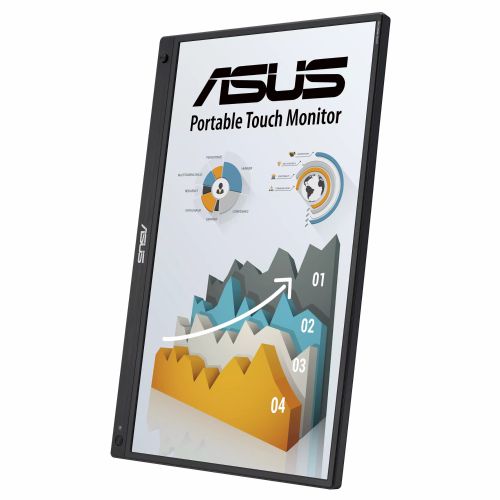 Prenosni monitor Asus ZenScreen MB16AMTR 39,6 cm (15,6"), 1920 x 1080 FHD, 16:9, IPS, 250cd/m2, 5ms, črna