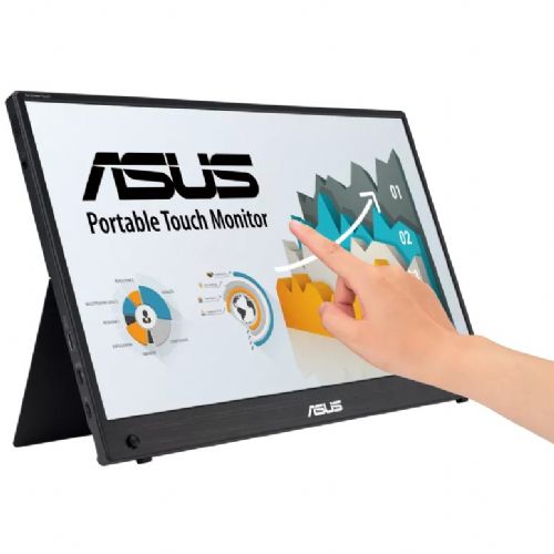 Prenosni monitor Asus ZenScreen MB16AMTR 39,6 cm (15,6"), 1920 x 1080 FHD, 16:9, IPS, 250cd/m2, 5ms, črna
