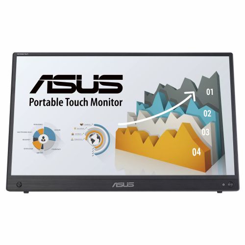Prenosni monitor Asus ZenScreen MB16AMTR 39,6 cm (15,6"), 1920 x 1080 FHD, 16:9, IPS, 250cd/m2, 5ms, črna