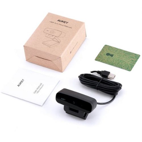 Spletna kamera Aukey PC-W3S Stream Series Full HD s senzorjem 1/2,9"-CMOS črna