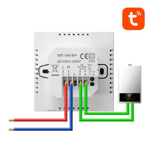 Pametni ogrevalni termostat Avatto ZWT100 3A Zigbee Tuya