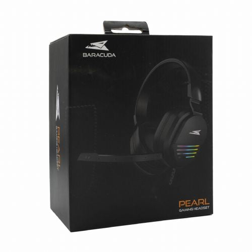 BARACUDA headphones+microphone black gaming BGH-011 PEARL