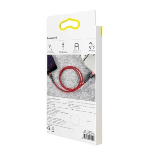 Baseus Cafule USB Lightning cable 2.4A 0.5m (red)