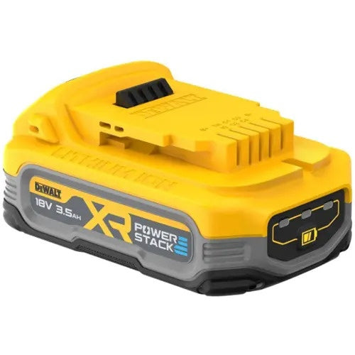 DeWalt Powerstack DCBP318 Battery, 18 Volt, 3.5 Ah (Yellow/Black)