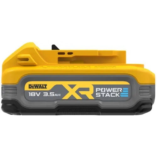 DeWalt Powerstack DCBP318 Battery, 18 Volt, 3.5 Ah (Yellow/Black)