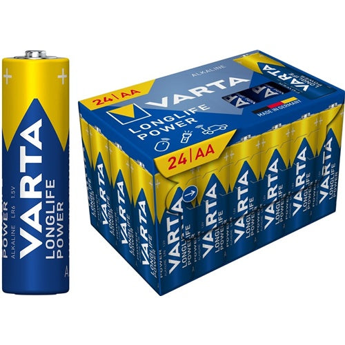 Varta Longlife Power LR06 AA alkaline battery 1.5V 24 pieces