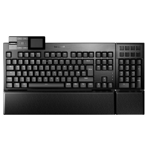 Tipkovnica BE QUIET! Dark Mount Silent Linear UK RGB (BT001UK) mehanska modularna gaming črna