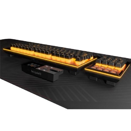 Tipkovnica BE QUIET! Dark Mount Silent Linear UK RGB (BT001UK) mehanska modularna gaming črna