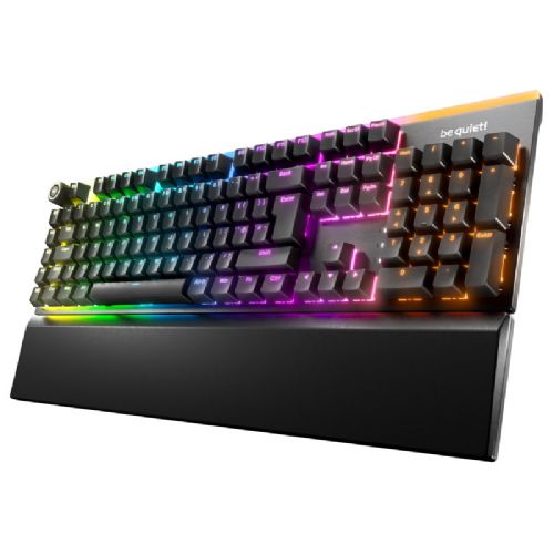 Tipkovnica BE QUIET! Light Mount Silent Linear UK RGB (BT003UK) mehanska gaming črna