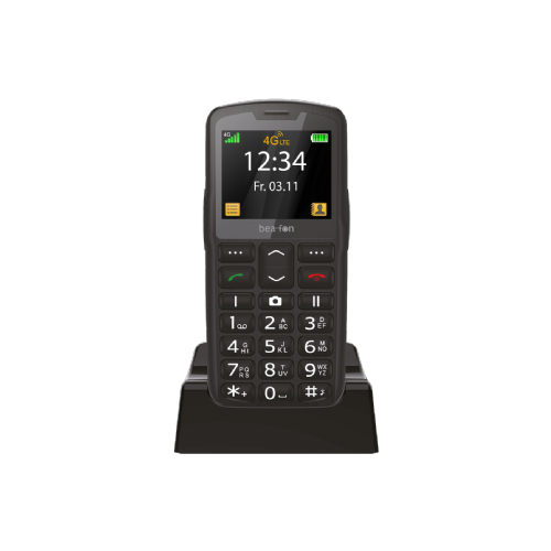 GSM phone Beafon SL230 LTE large keys, SOS button, color screen, desktop charger, very loud melody