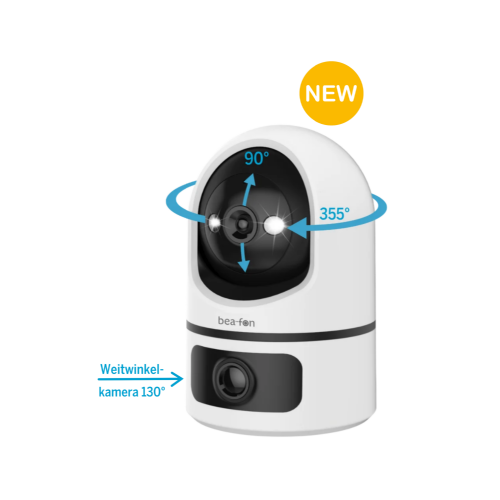 Beafon Tracer 30T indoor surveillance camera 2 × 3 MP, 360°, Wi-Fi, white
