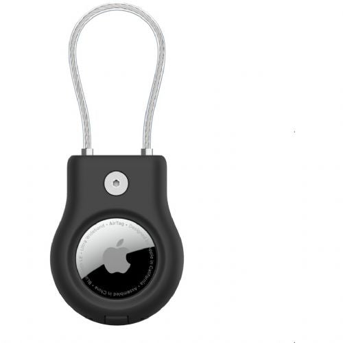 Varno držalo Belkin z žično zanko Apple AirTag, črno