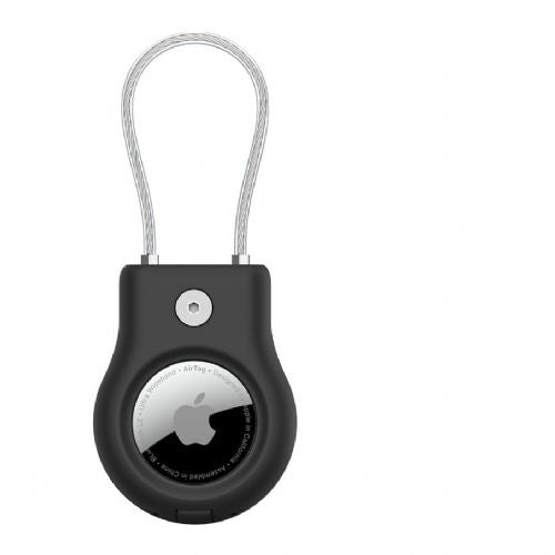 Belkin Apple AirTag Secure Holder with Wire Loop, Black