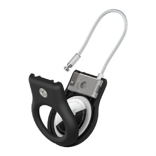 Belkin Apple AirTag Secure Holder with Wire Loop, Black