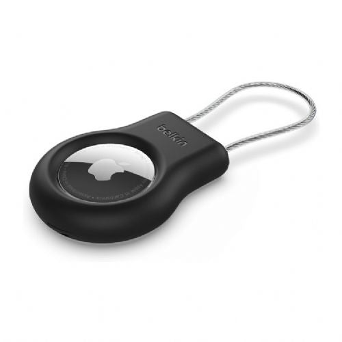 Belkin Apple AirTag Secure Holder with Wire Loop, Black