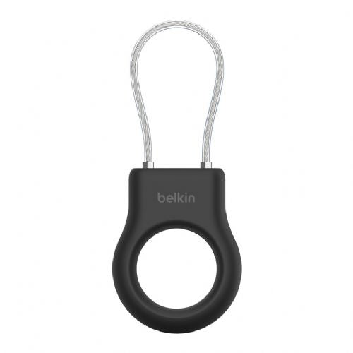 Belkin Apple AirTag Secure Holder with Wire Loop, Black