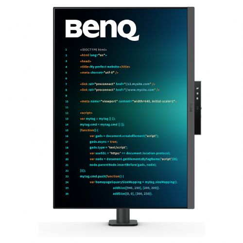 Monitor BenQ RD280UA ErgoArm 71,6 cm (28,2"), 3840 x 2560 (4K UHD), IPS, 400 cd/m2, 5ms, 3:2, HDMI, USB-C 90W, DP