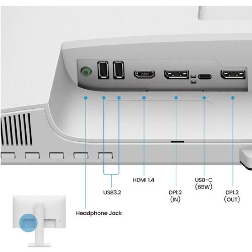 Monitor BENQ GW2486TC 68,58cm (27") FHD IPS 100Hz DP/HDMI/USB-C MST zvočniki bel