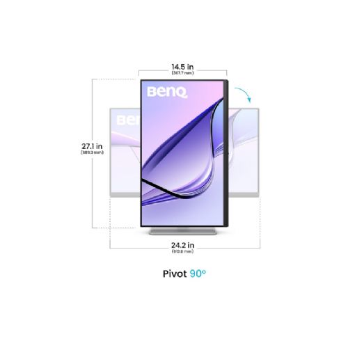 Monitor BenQ MA270UP, 68.6 cm (27"), 4K UHD, IPS Nano Gloss, USB-C 90 W, HDR400