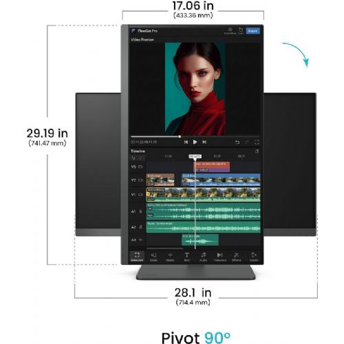 Monitor BenQ Creative Pro PV3250U, 80 cm (31.5"), 4K UHD, IPS, 120 Hz, HDR600, 99% P3, Thunderbolt 4 96 W, KVM, Pivot