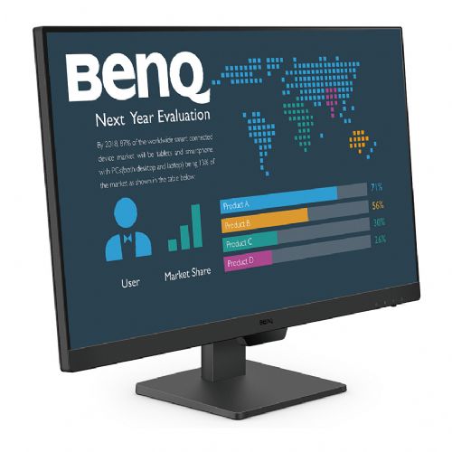 Monitor BenQ BL2790 68,8 cm (28"), 1920 x 1080 FHD, 16:9, IPS, 250cd/m2, 5ms, črna