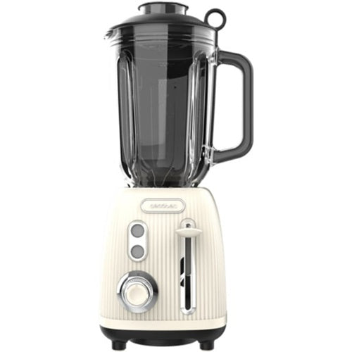Blender Cecotec Power Black Titanium RetroBeige (bež, 1200 W, 1,5 litra)