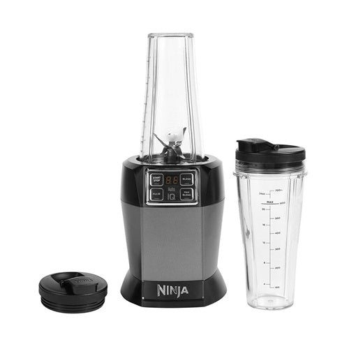 Blender Ninja BN495EU z Auto-iQ, 1000 W, 2x 0,7 L, črna/srebrna
